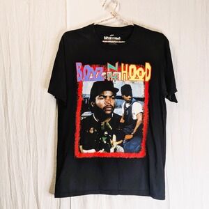 Boyz N The Hood Graphic T-Shirt Black Movie Scene Medium Rappers Streetwear
